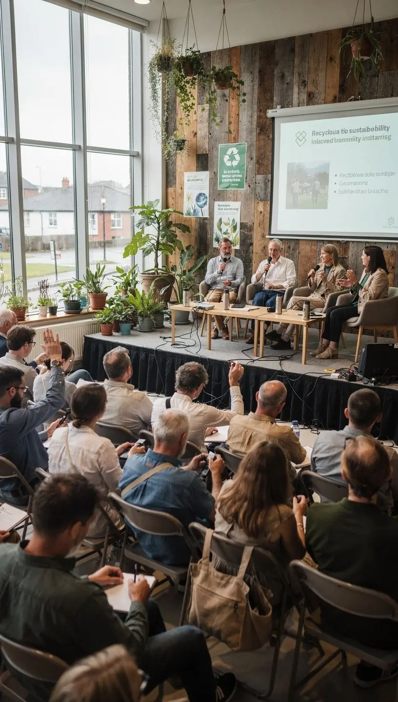 Community members volunteering together to strengthen local bonds.