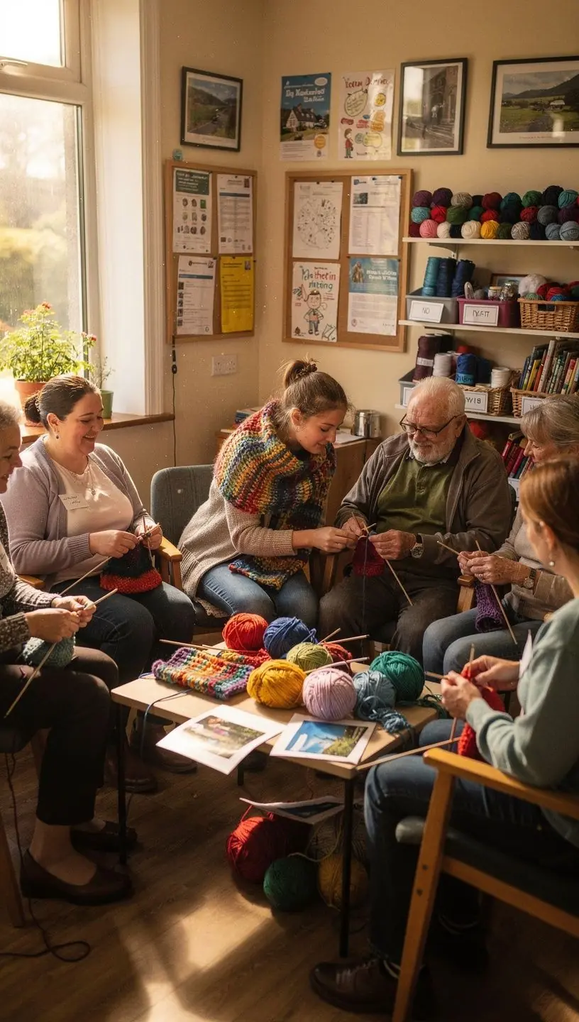 Local storyteller engaging audience at cultural event